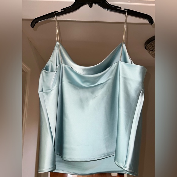 House of Harlow Rhinsetone satin camisole top - Picture 2 of 4